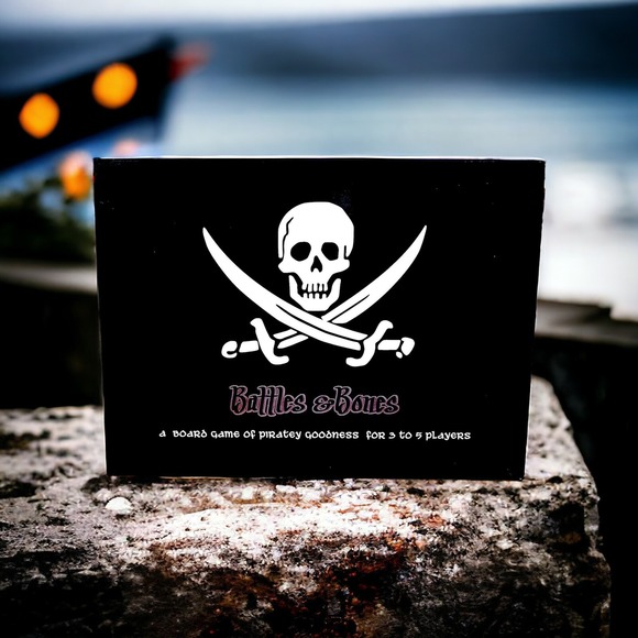 Other - 2007 Battles & Bones  A Pirate Board Game Dowrick Games  COMPLETE